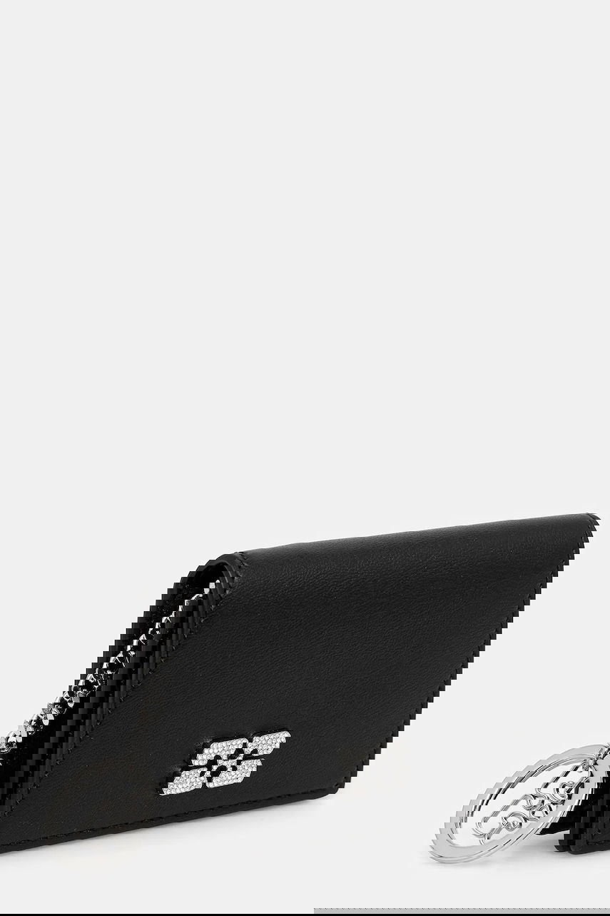 Tegnebog GANNI GANNI Flap Card Holder Strass Sort | A6395, 1