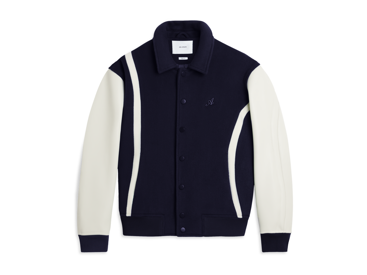 Jakke AXEL ARIGATO Bay Varsity Jacket Sort | A2183002, 0