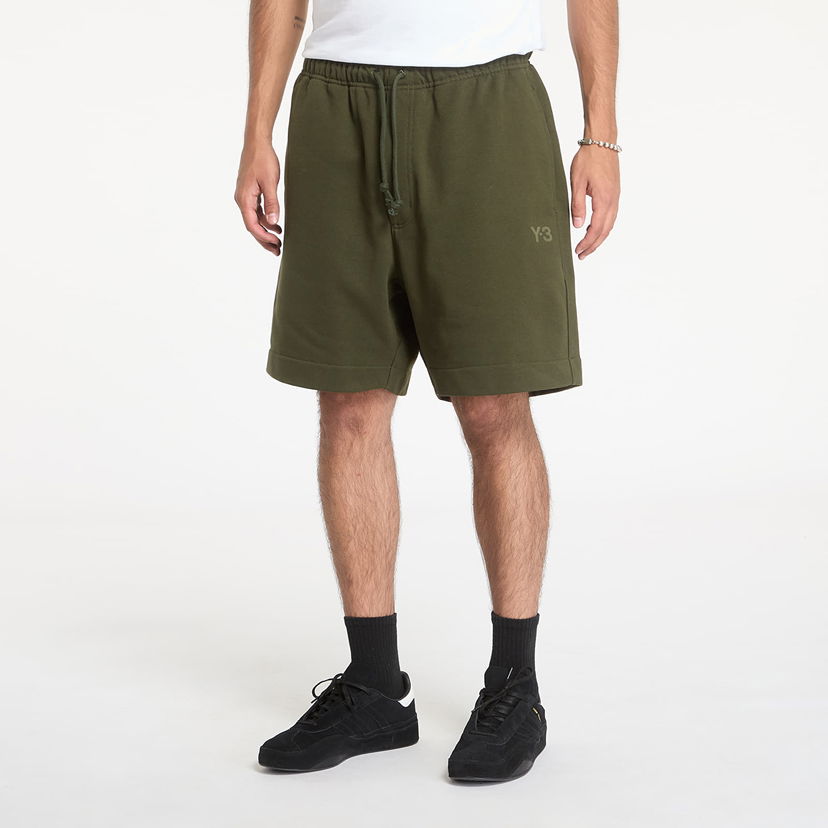 Shorts Y-3 Brushed Terry Shorts Night Cargo Grøn | JJ4397
