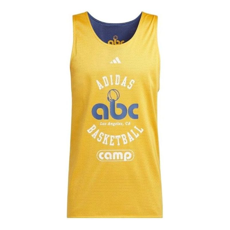Tanktop adidas Originals Select Summer Camp Basketball Jersey Gul | IL2320
