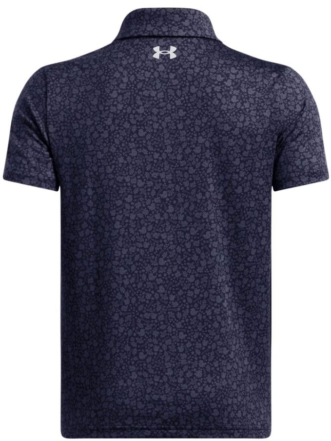 Polo skjorte Under Armour Playoff Printed Polo Shirt Sort | 1382681-413, 1