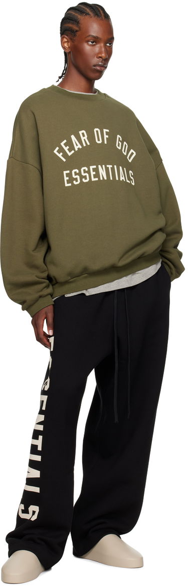 Sweatshirt Fear of God Designer Crewneck Sweatshirt Grøn | 192BT246265F, 4