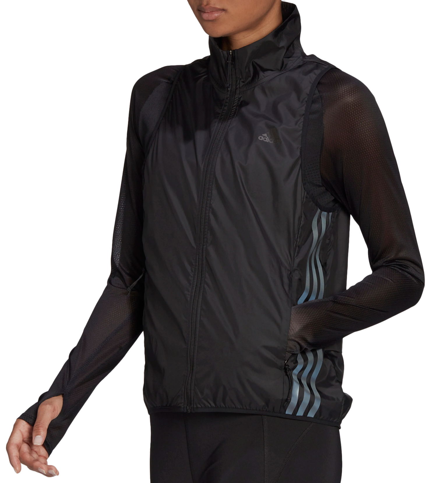 Vest adidas Originals Run Icon 3-Stripes Sort | h56805, 0