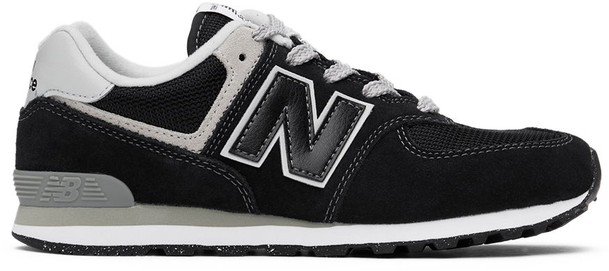 Tøj New Balance 574 Core Big Kids Sort | GC574EVB, 0
