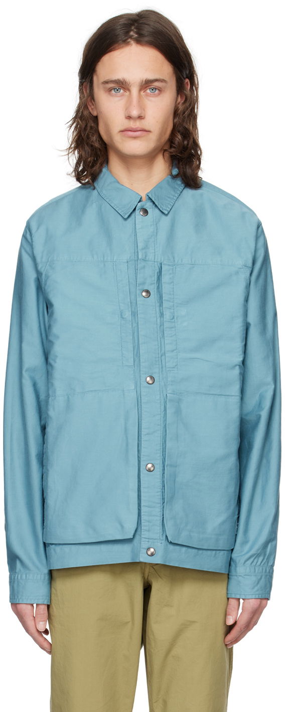 Skjorte Paul Smith PS Paul Smith Patch Jacket Blå | M2R-692Y-M22040-41