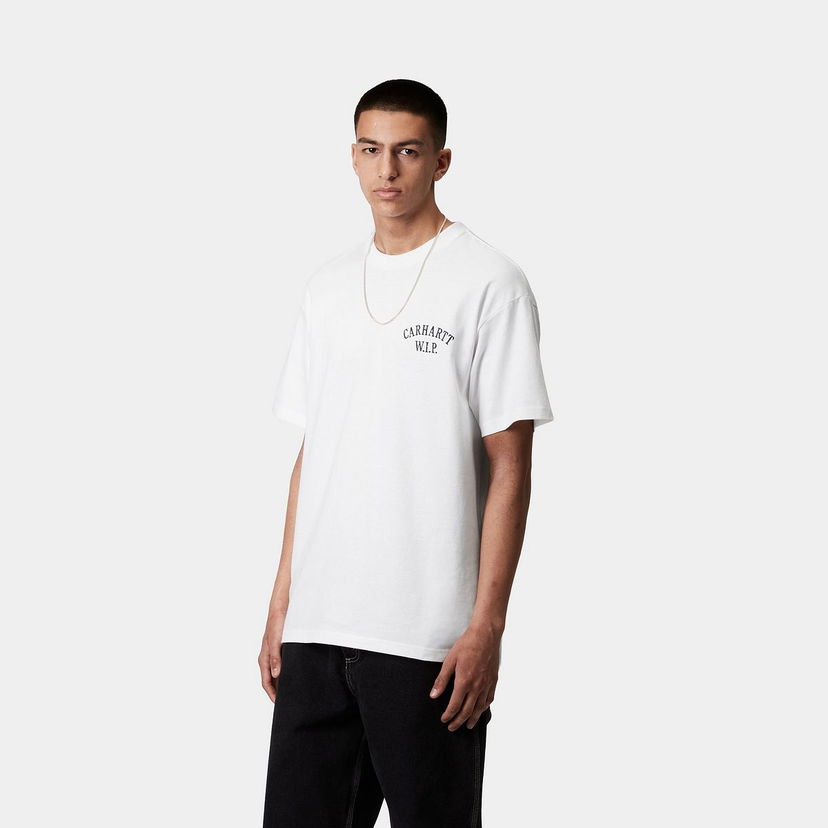 T-shirt Carhartt WIP Carhartt WIP Cabinetry Short Sleeve T-Shirt Hvid | I034779_7