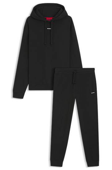 Træningsdragt BOSS Relaxed-Fit Tracksuit Sort | 50492581