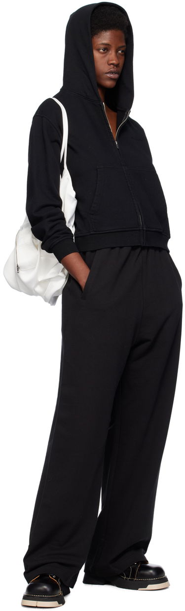 Sweatshirt We11done Zip Hoodie Sort | WD-TJ0-24-785-U-BK, 3