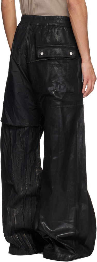 Bukser Rick Owens Rick Owens DRKSHDW Hollywood Geth Belas Wide Leg Jeans Sort | DU01E3378 COMW1, 2