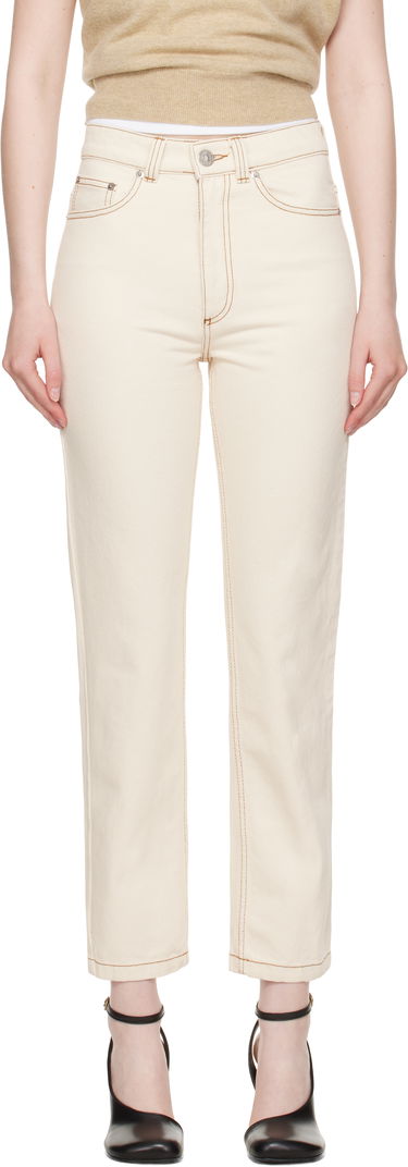 Jeans AMI AMI Paris Classic Fit Jeans Beige | FTR031.DE0039, 0