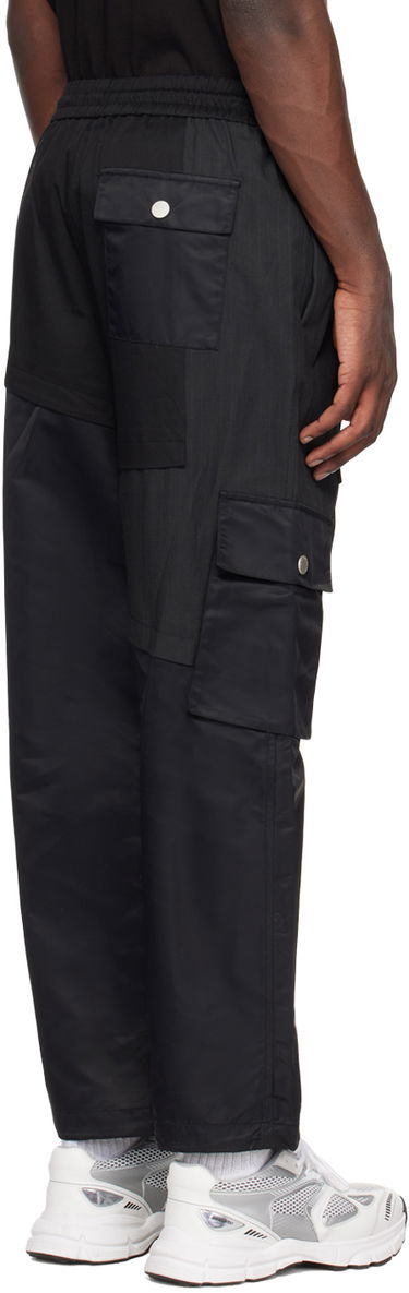 Cargo bukser Feng Chen Wang Feng Chen Wang Paneled Cargo Pants Sort | FMS15TR27B, 2