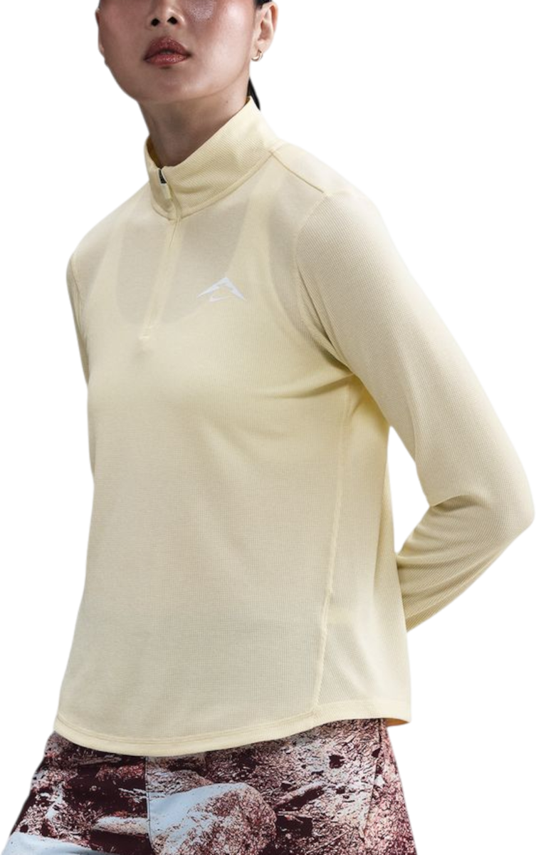 T-shirt Nike Trail Quarter-Zip Ribbed Long Sleeve Top Gul | hj2248-745