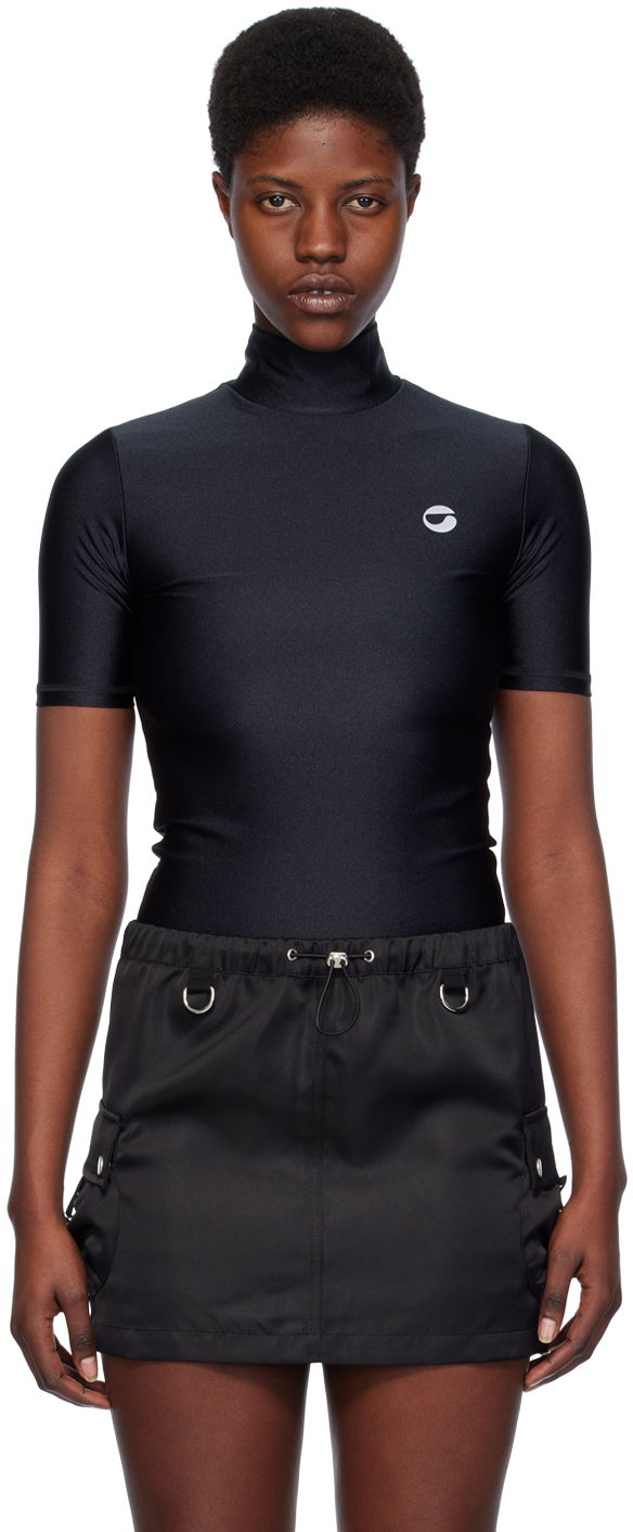 T-shirt Coperni Fitted T-Shirt Sort | COPJS20BIS545