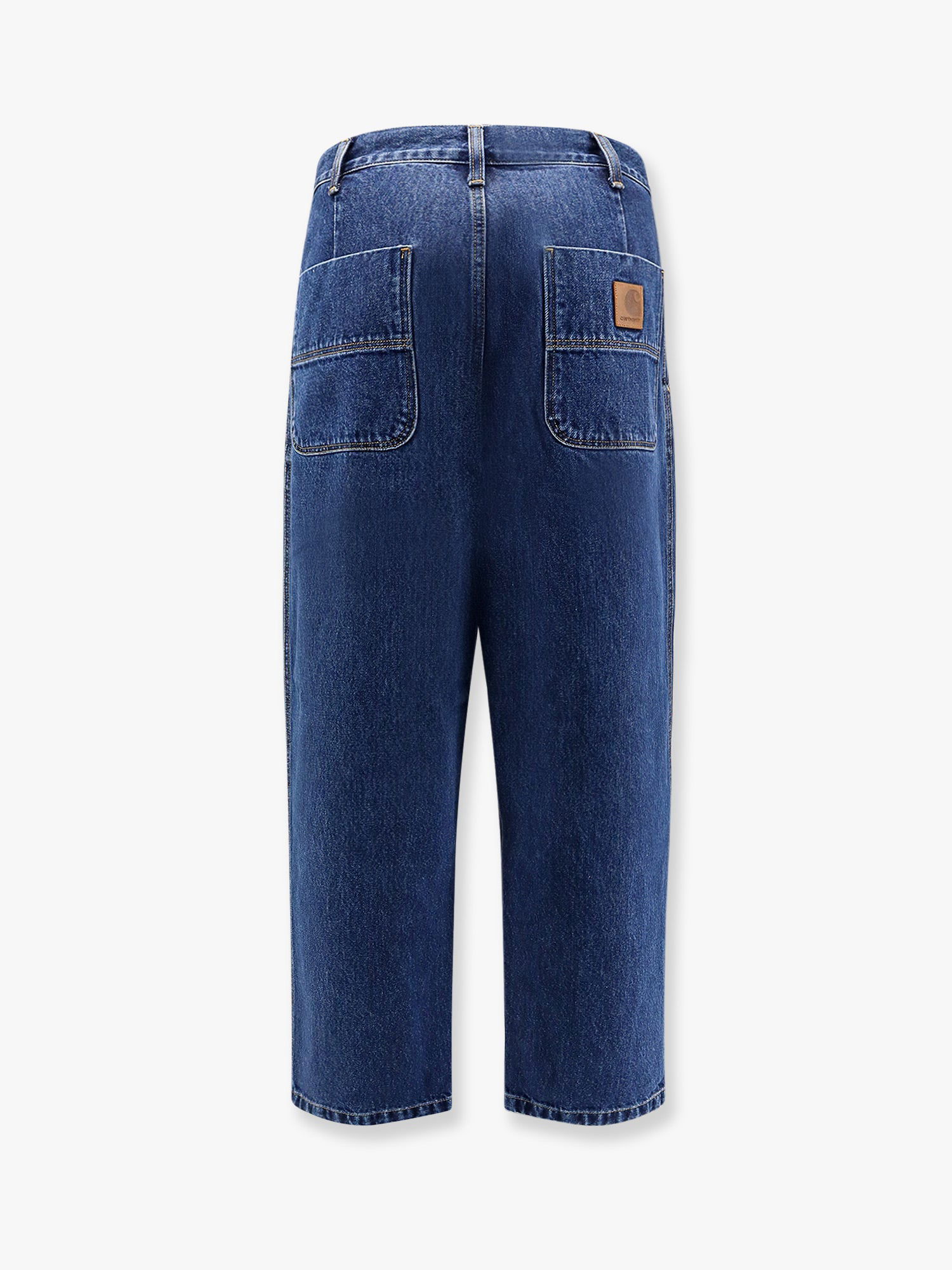 Jeans Carhartt WIP Straight Fit Pleated Jeans Blå | I0347320106, 1