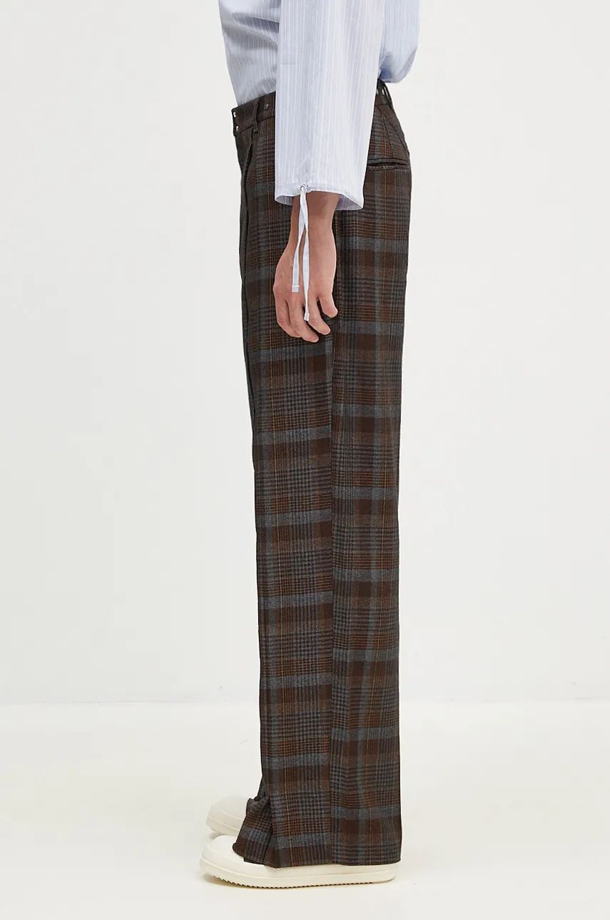 Bukser Andersson Bell Soe Check Wrap Trousers Brun | apa753m, 1