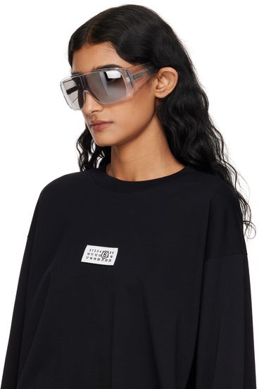 Solbriller Maison Margiela MM6 Maison Margiela Mask Sunglasses Grå | P55, 3