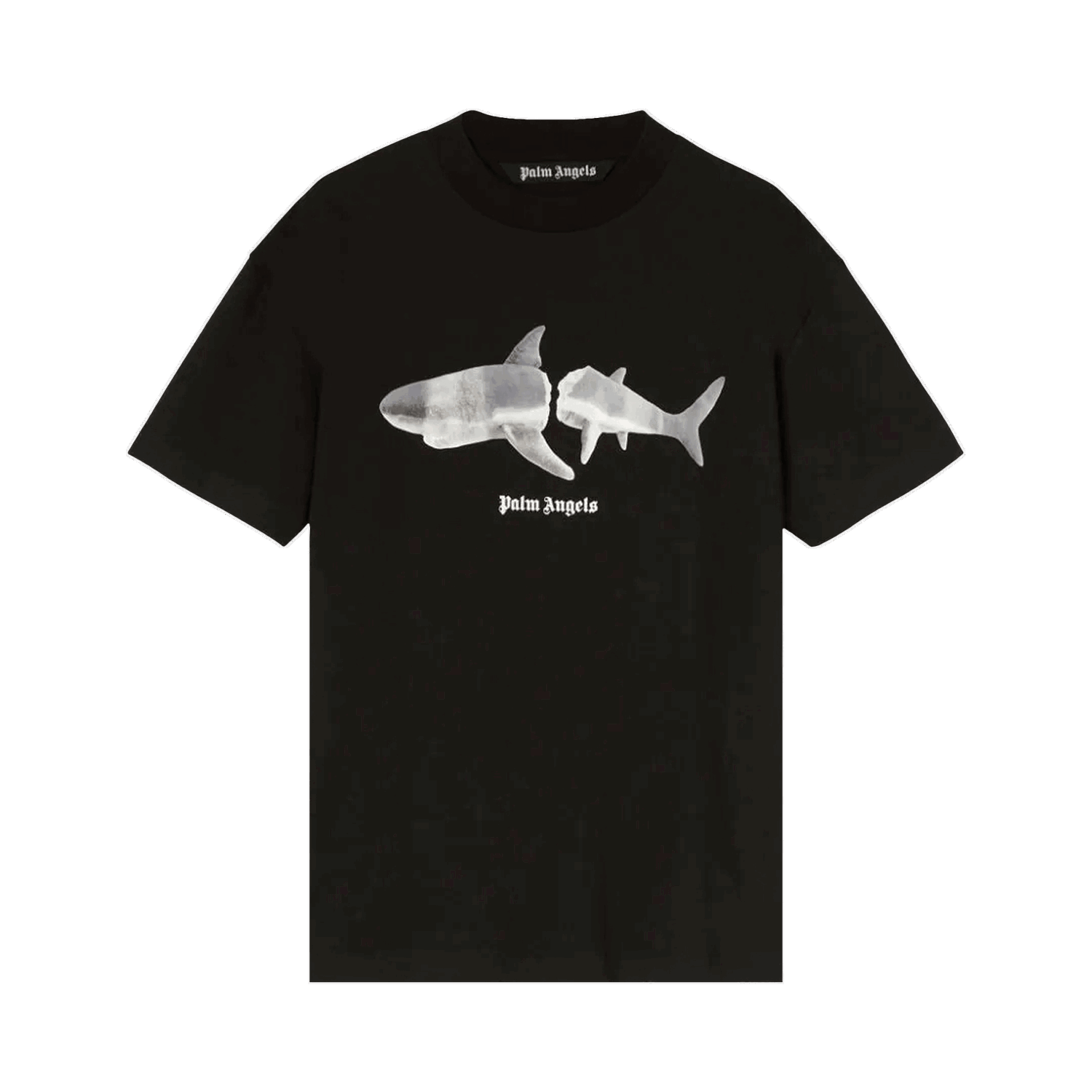 T-shirt Palm Angels Shark Classic Tee Sort | PMAA001S22JER0111001, 0