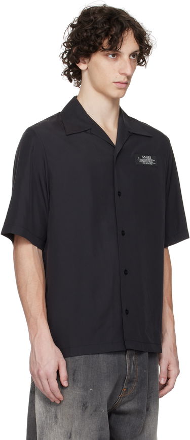 Skjorte AMIRI Amiri 'Amiri Spirit' Bowling Shirt Sort | AMSTCA1148, 1