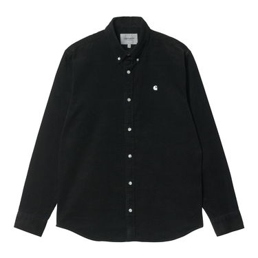 Skjorte Carhartt WIP L/S Madison Fine Cord Shirt Sort | I030580_0D2_XX, 5