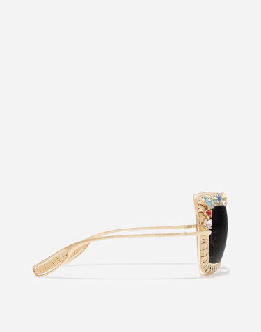 Solbriller Dolce & Gabbana Dolce & Gabbana Rafia Fiori Sunglasses Beige | VG2331VM2879V000, 2