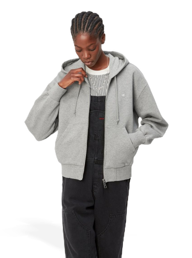 Jakke Carhartt WIP Hooded Casey Jacket Grå | I032642_10B_XX