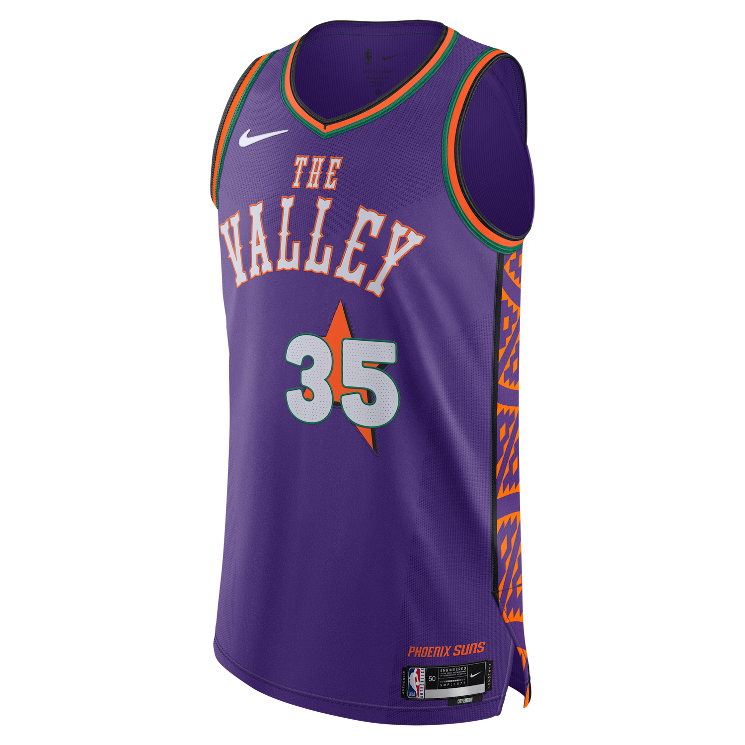 Jersey Nike Dri-FIT ADV NBA Authentic Kevin Durant Phoenix Suns City Edition 2024/25 Lilla | FQ4479-505, 0