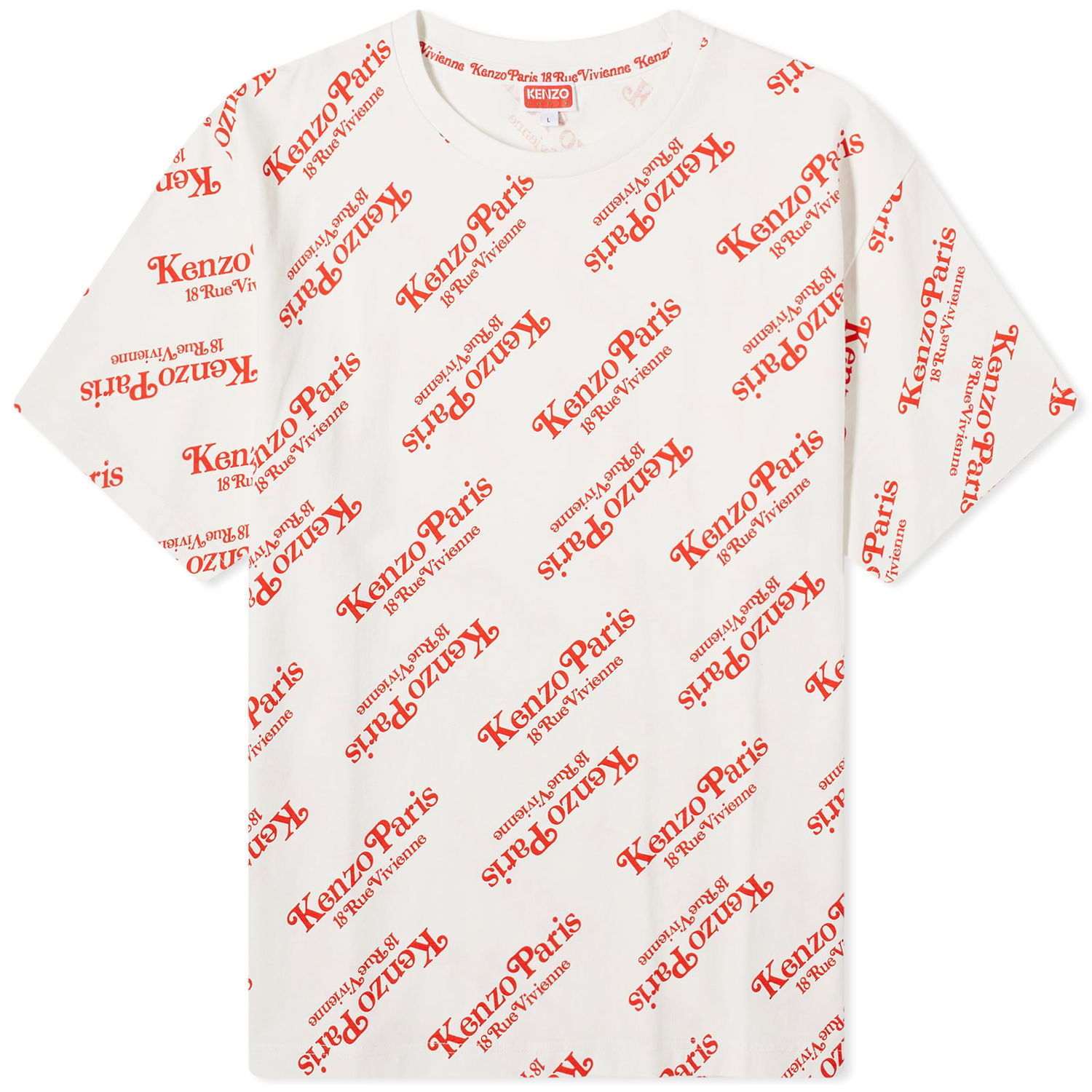 T-shirt KENZO Verdy x Oversize Tee Hvid | FE58TS0044SY-02, 0