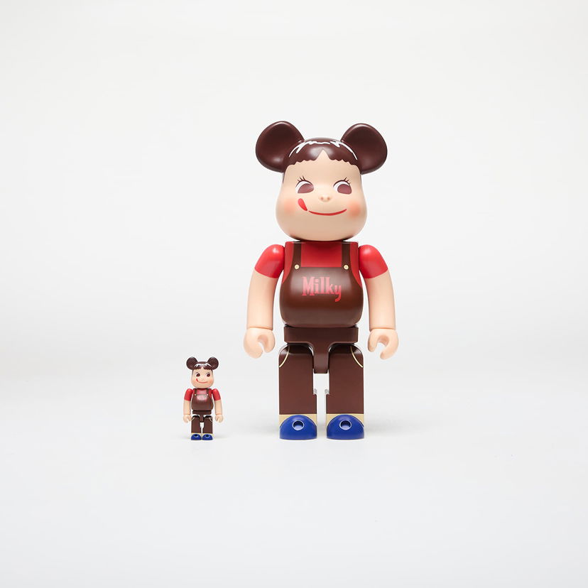 Collectible Medicom Toy Pekachon Chocolate Milky 100% & 400% BE@RBRICK figure set Flerfarvet | 4902555150529