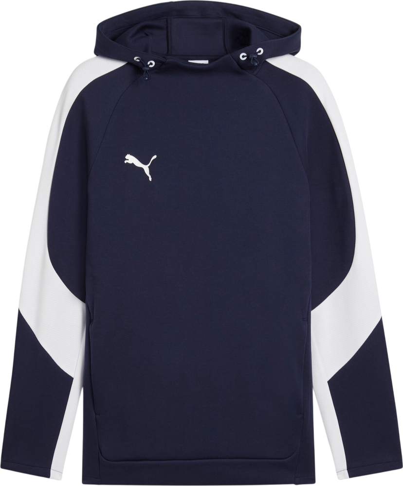 Sweatshirt Puma TeamEvostripe Hoody Mørkeblå | 659954-06