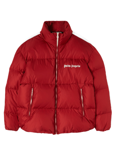 Puffer jakke Palm Angels Classic Track Down Jacket Rød | PMED019F22FAB0012501