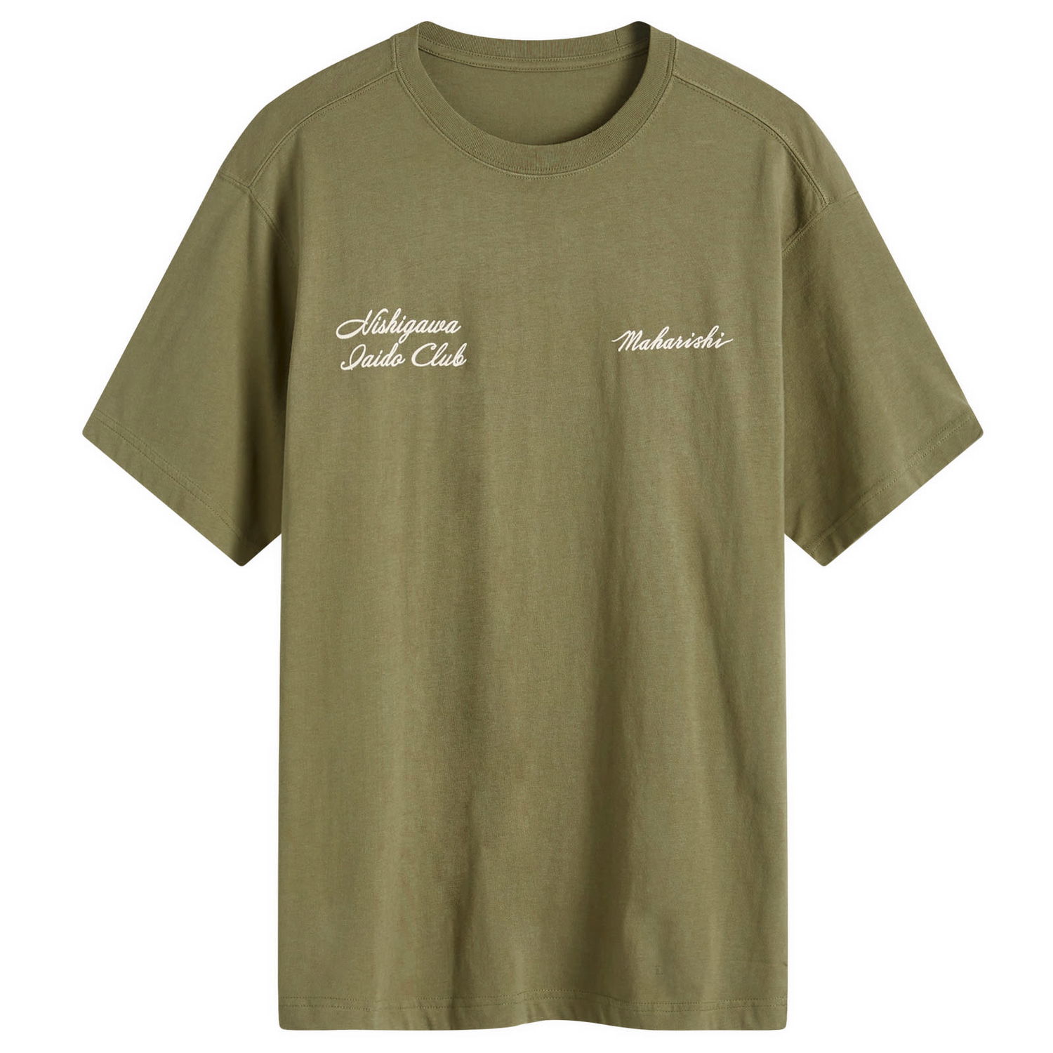 T-shirt Maharishi Kamon Graphic T-Shirt Grøn | 1101-OLV, 0