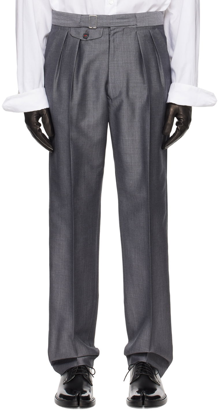 Bukser Maison Margiela Pocket Trousers Grå | SI1KA0006 S52583, 0