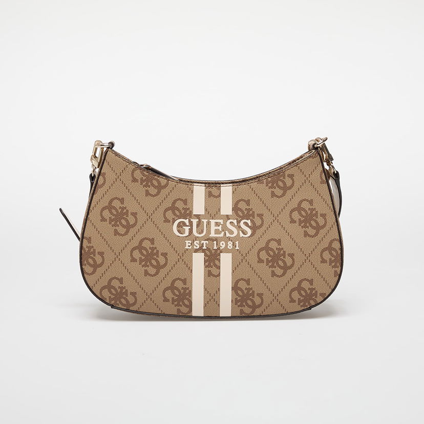 Skuldertaske GUESS GUESS Noelle II Top Zip Shoulder Bag Brun | HWOS9672180-LTL