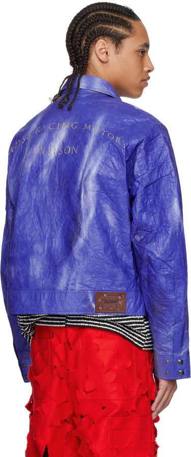 Bomberjakke Andersson Bell Andersson Bell Wilson Printed Tyvek Jacket Blå | awa689u, 2