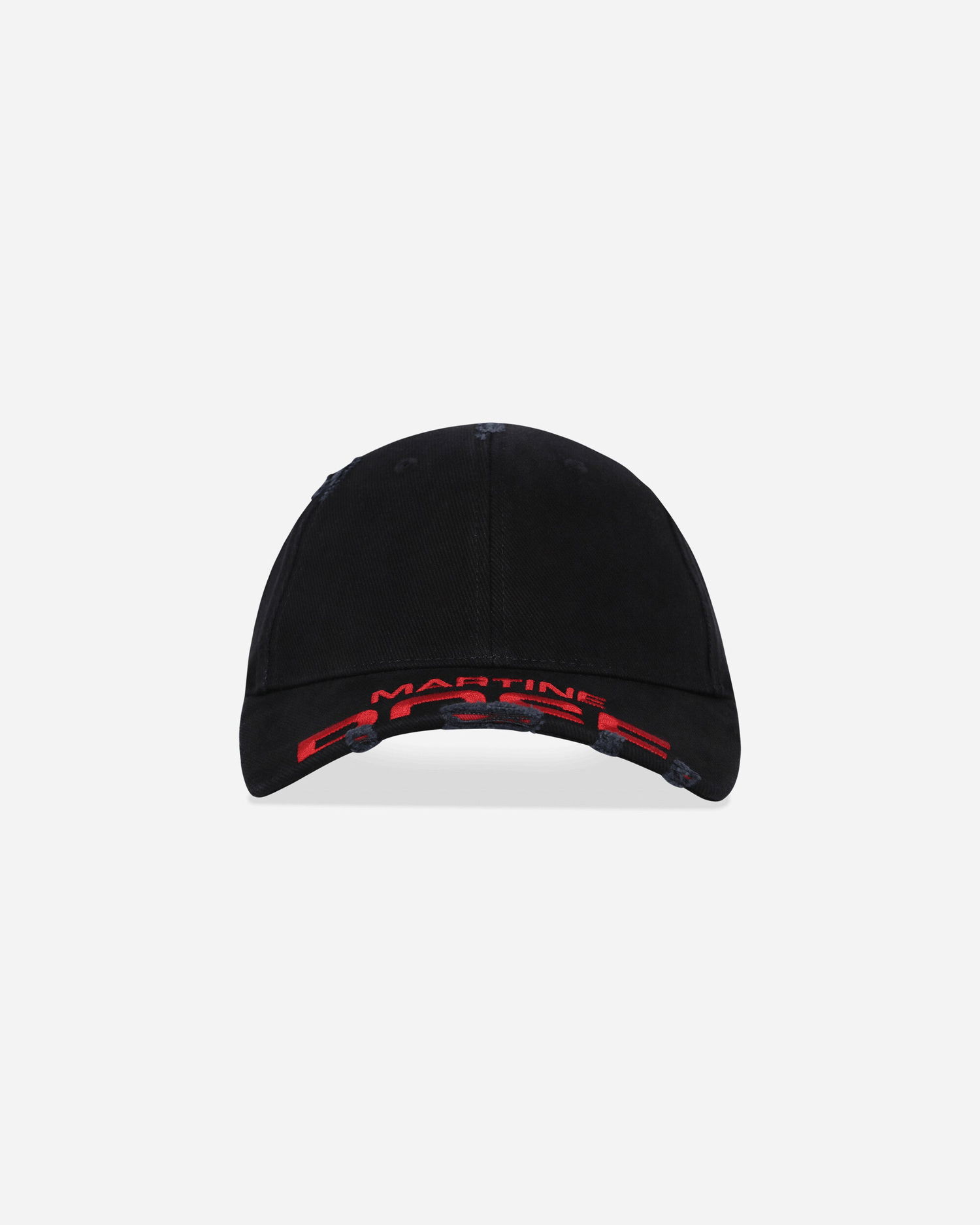 Kasket Martine Rose Distressed Baseball Cap Sort | 1130WP13002, 0