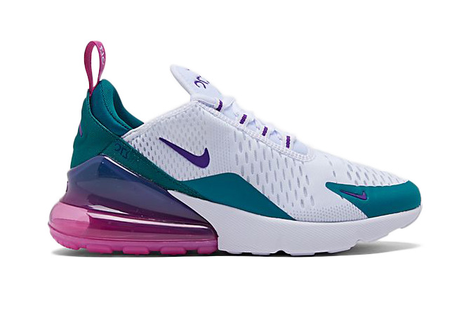 Sneakers og sko Nike Air Max 270 Bright Spruce Purple W Hvid | CW7061-100, 0