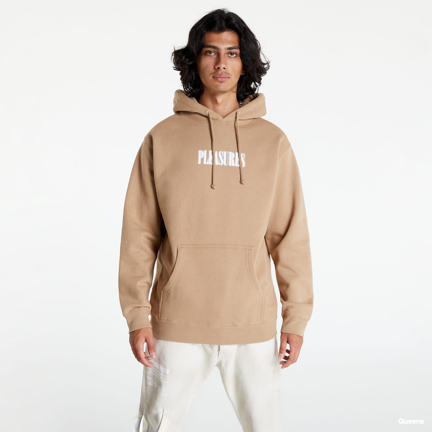 Sweatshirt Pleasures Blurry Hoodie Beige | P22F051 SAND, 0