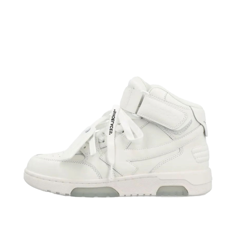 Sneakers og sko Off-White Out Of Office Mid Top "White" Hvid | OWIA275C99-LEA002-0101