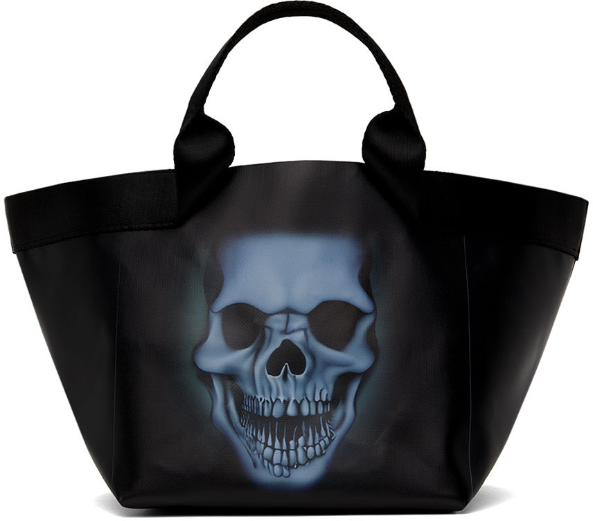 Mulepose Ottolinger Ottolinger Mini Skull-Print Shopper Tote Sort | 2701603, 0