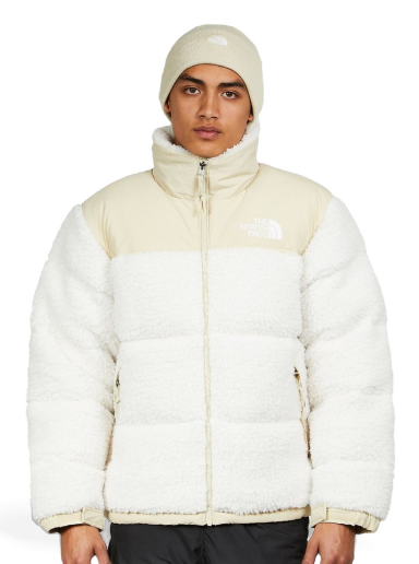 Puffer jakke The North Face High Pile Nuptse Jacket Hvid | NF0A5A844U01