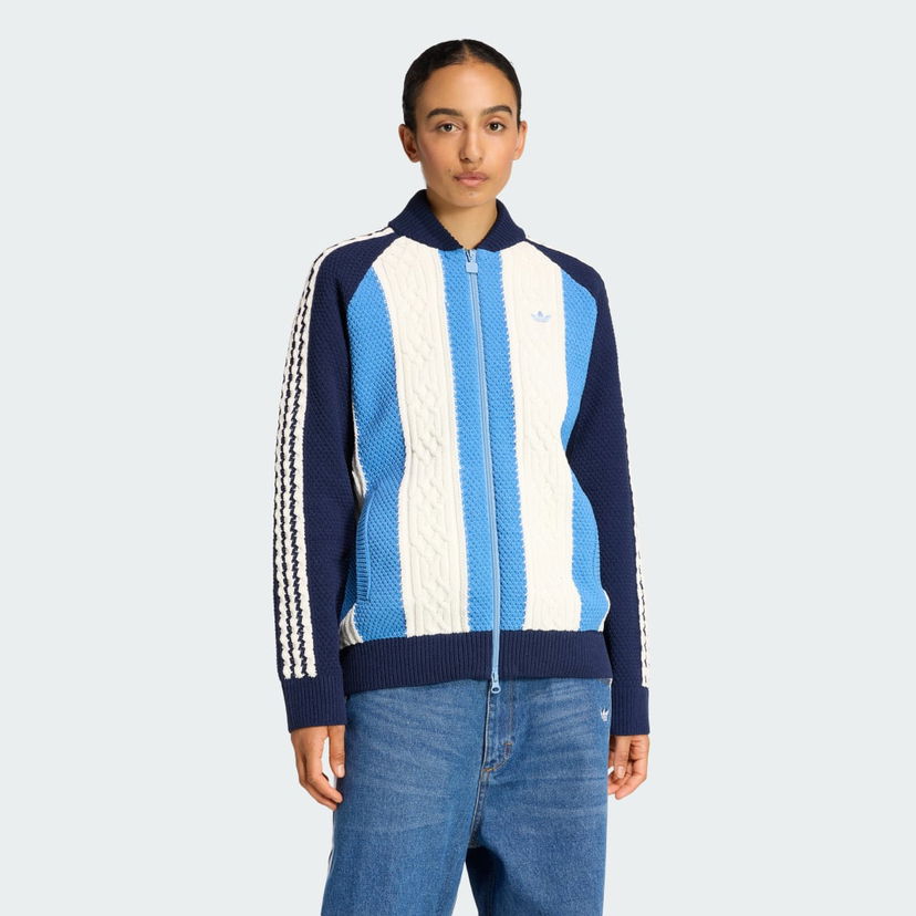 Sweater adidas Performance Adidas Originals Archive Cutline Knit Track Top Blå | KS7803