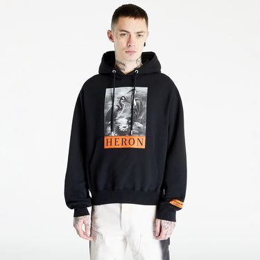 Sweatshirt HERON PRESTON Heron Hoodie Sort | HMBB024C99JER0031010, 4