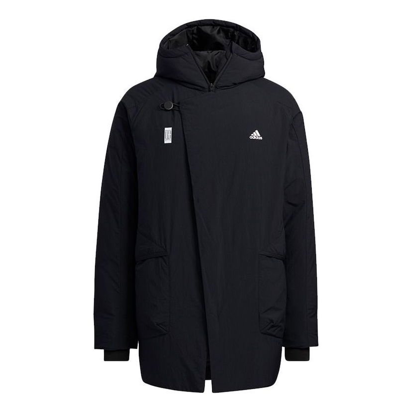 Parka adidas Originals Wuji Series Mid-Length Hooded Down Jacket Sort | H23102