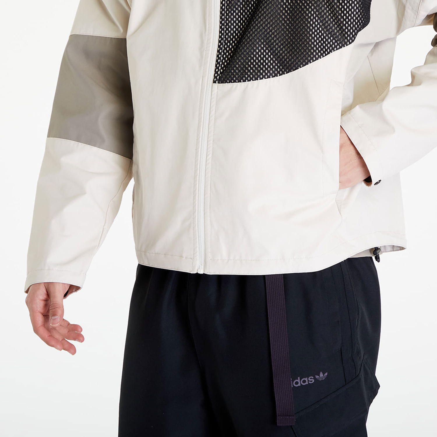 Jakke Reebok Men's jacket Hooded Jacket Beige Hvid | RMEA001C99FAB0010500, 1