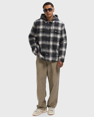 Skjorte Levi's Sherpa Lined Hooded Flannel Shirt Flerfarvet | 003AZ-0002, 2