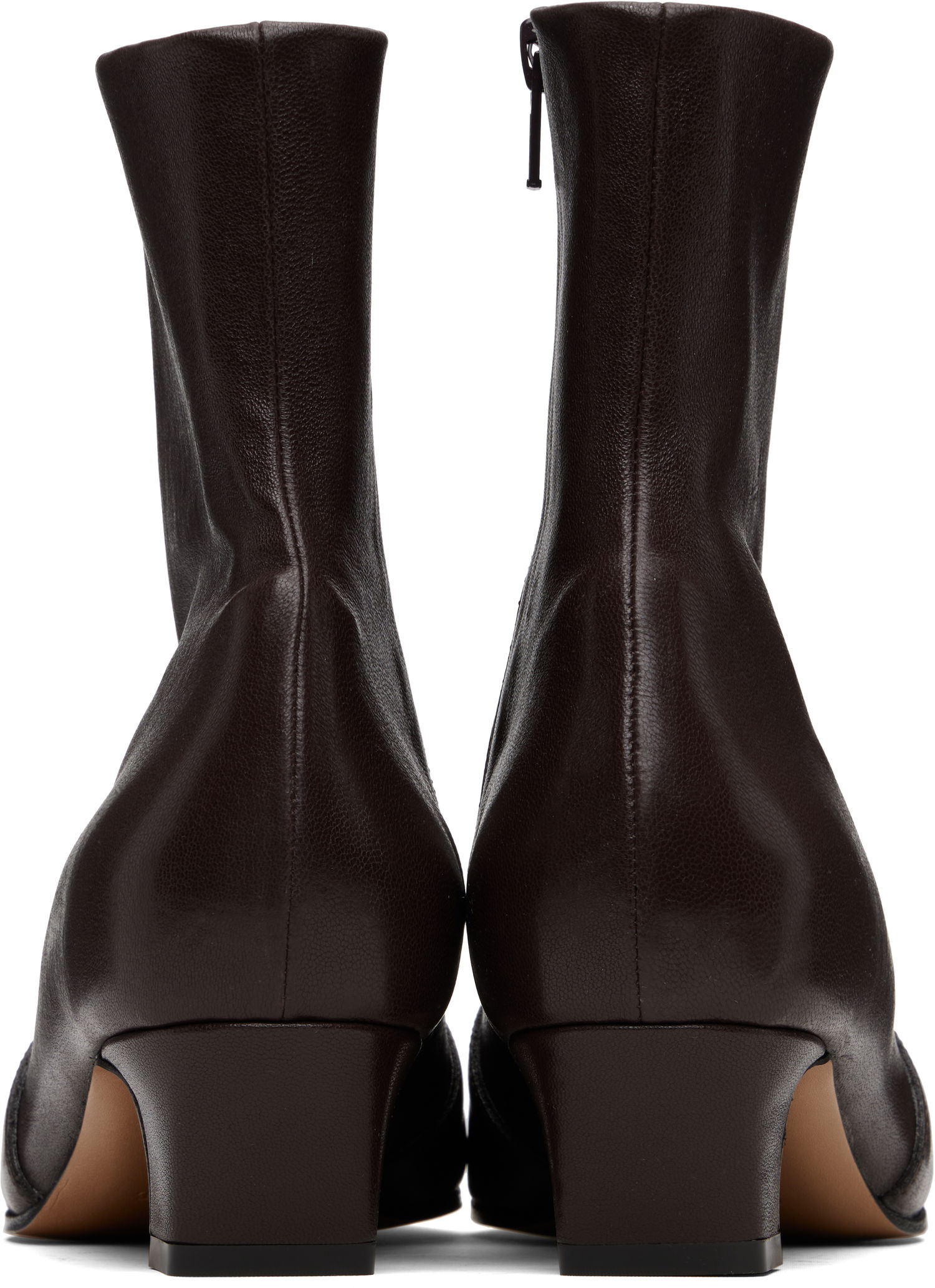 Sneakers og sko Khaite Black 'The Nevada' Stretch Low Boots Sort | F1068-836, 1