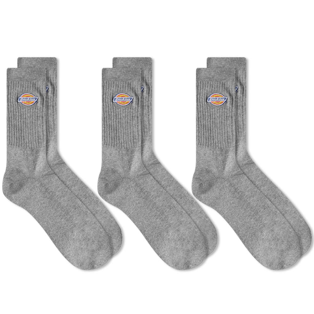 Sokker Dickies Valley Grove Socks - 3 Pack Grå | DK0A4X82GYM1, 0