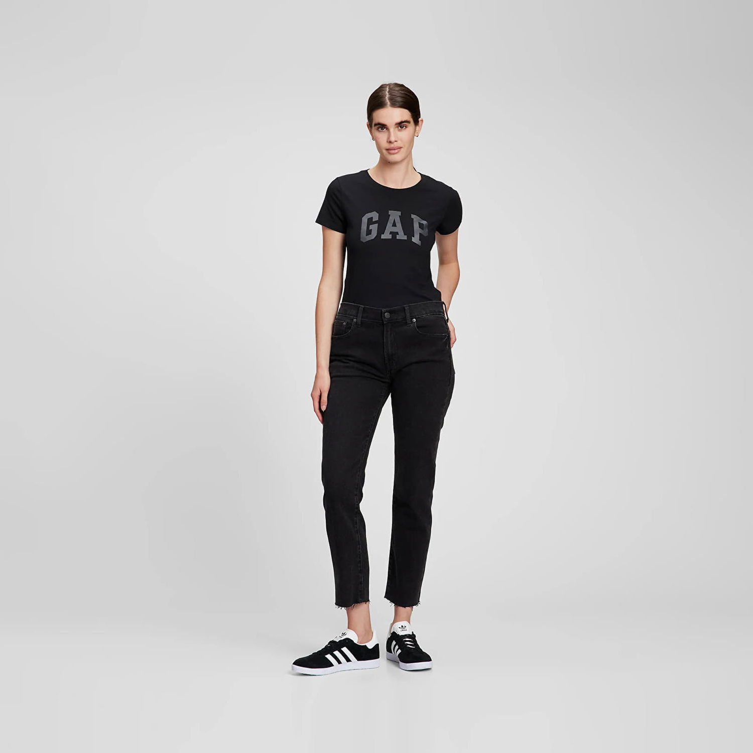 T-shirt GAP Logo Tees 2Pack Heath Sort | 548683-05, 0