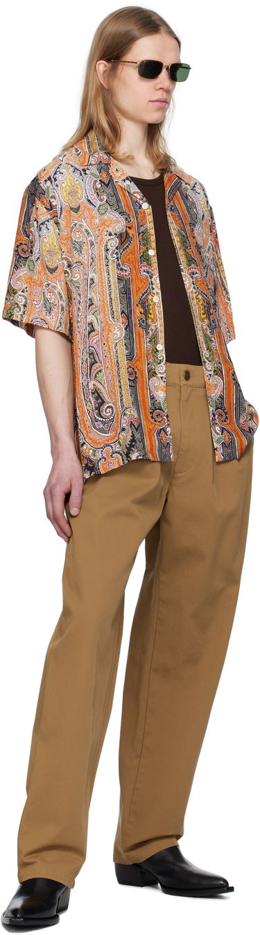 Skjorte ISABEL MARANT Isabel Marant Vazlo Paisley Shirt Orange | CH0236HA-C2I08H, 3