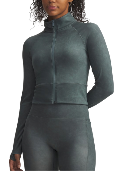 Jakke Under Armour Meridian Suede Effect Full Zip Top Grøn | 6007093-587, 0